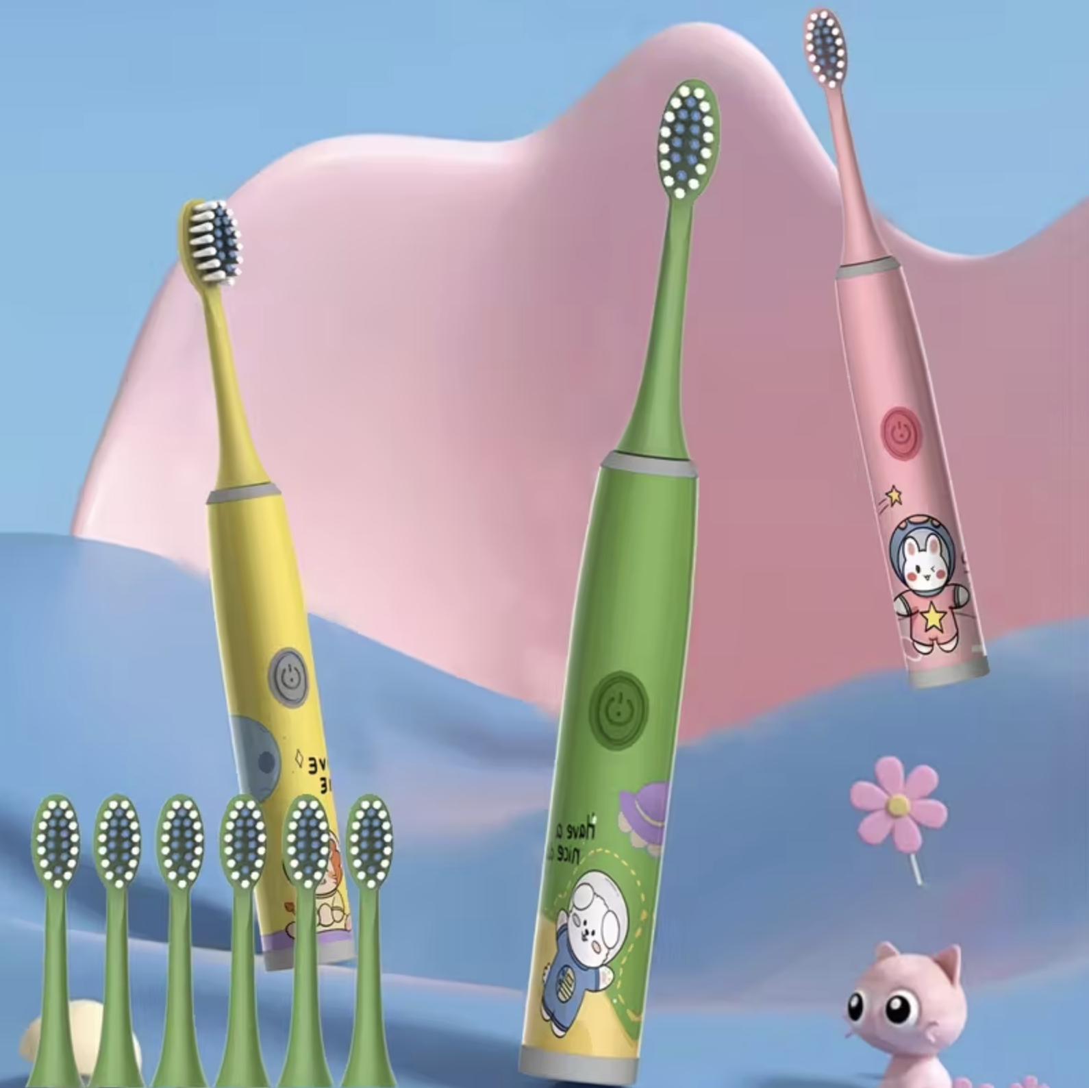 Cepillo de Dientes Inteligente Recargable Para Niños - Image 3