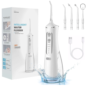 Irrigador Bucal Water Flosser, Irrigador Dental Portátil y Recargable USB