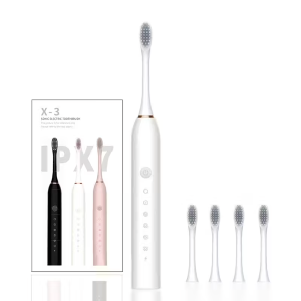 Cepillo de Dientes Eléctrico Sonic Recargable - Adultos y Niños